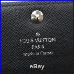 Authentic Louis Vuitton Key Case Multicles6 Black Damier Graphite 357430