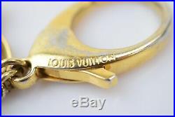 Authentic Louis Vuitton Key Ring Fleur De Monogram Beiges X Black 1205701