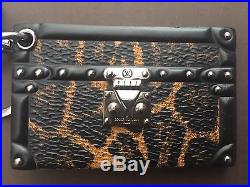 Authentic Louis Vuitton Petit Leopard Malle Bag Charm/ Key Holder