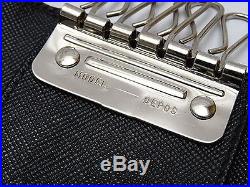 Authentic PRADA Saffiano Holder 6Key Case Keyring Key Holder