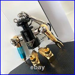Authentic Prada Robot Robin Saffiano Body Steel Limbs Keychain 2TR252 New $480