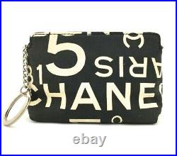 Authentic, Very Cool, Cute Chanel Multi Function Coin/ Key Chain Mini Pouch Bag