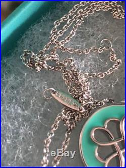 BLACK FRIDAY Authentic TIFFANY KEYS Knot Key Pendant and chain
