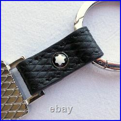 BMW by Montblanc 5 6 7 8 Series Sport Accessory Luxury Leather Steel Key Chain