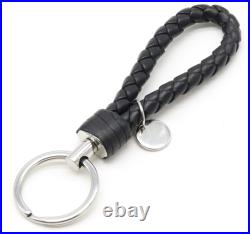 BOTTEGA VENETA Intorechato key ring key chain leather black black 113539 624
