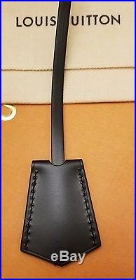 BRAND NEW! LOUIS VUITTON Key Bell Clochette Bag Charm BLACK with Strap FRANCE
