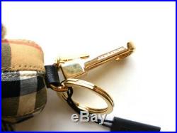 BURBERRY keychain woman 8000675camel thomas check trench
