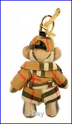 BURBERRY keychain woman 8000675camel thomas check trench