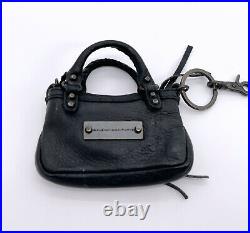 Balenciaga Authentic Limited Ed 10th Anniv 10 Mini First Bag Key Chain Bag Tare