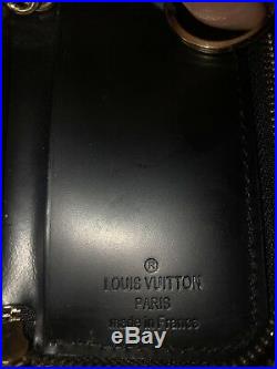 Black Louis Vuitton Key Holder/Key Chain And Coin Pouch