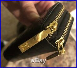 Black Louis Vuitton Key Holder/Key Chain And Coin Pouch