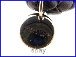 Bottega Veneta key ring Intrecciato Black Silver Woman Authentic Used Y3291