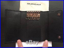 Brand New Authentic Balenciaga Key Case Black