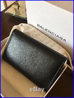 Brand New Authentic Balenciaga Key Case Black