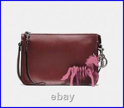 Brand New Coach Uni (Unicorn) Small Leather Puzzle Bag Charm/Key Chain