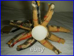 Burberry Crystal Studded Octopus Key Charm #8000683 1, Tan/black/multi, Nwt