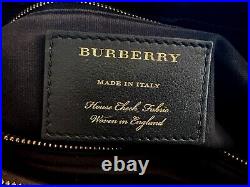 Burberry Medium Banner House Check leather tote in good condition