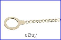 CHANEL Caviar Skin Zip Around Key Chain Purse F00474