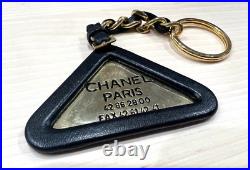 CHANEL Key chain Key charm Triangle Without Box