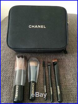 CHANEL Les Mini De Chanel Set makeup brushes bag pouch Holiday Novelty 2012 Coco