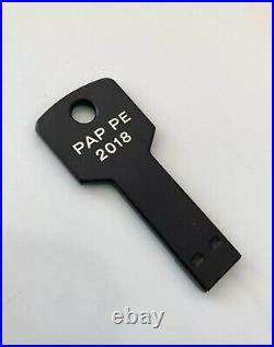 CHANEL USB 4GB VIP GIFT Novelty Key Shape Press Kit Paris BLEU USED