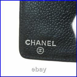 CHANEL key holder Logo motif Leather