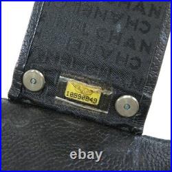 CHANEL key holder Logo motif Leather