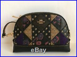 COACH (76672) Mixed Patchwork Dome Studded Crossbody & Valet Key Chain NWT$456