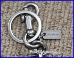 COACH 80734 Studded Elvis Keychain Keyfob Limited Edition HTF