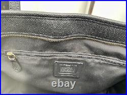 COACH City Zip Tote Black/Gold Crossgrain Leather bag F58846 Black New No Tag