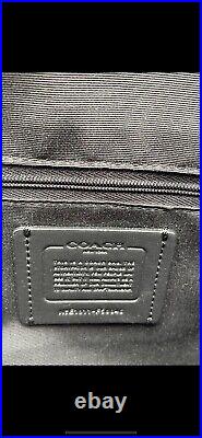 COACH City Zip Tote Black/Gold Crossgrain Leather bag F58846 Black New No Tag