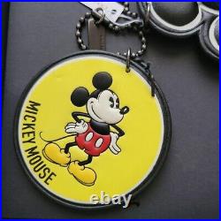 COACH DIsney Mickey Mouse shoulder bag black key chain