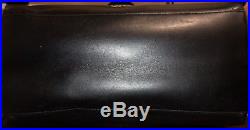 COACH Disney X Mickey City Ltd Ed Black Leather Tote Wristlet Keychain 56645
