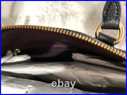COACH Handbag ELISE Pebbled Leather Satchel Black? MSRP $295 New withtag