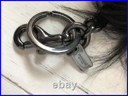 COACH Long Fur Mohawk Rexy T-Rex Keychain Fob Bag Charm $175 21772