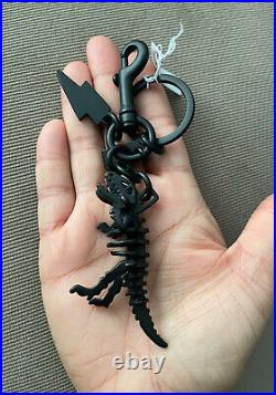 COACH REXY T-Rex Keychain Bag Charm BLACK COPPER NWT