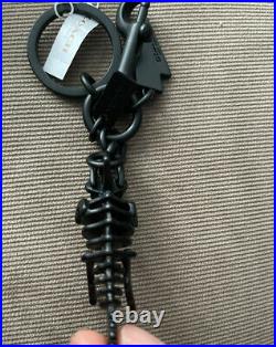 COACH REXY T-Rex Keychain Bag Charm BLACK COPPER NWT