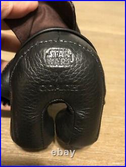 COACH STAR WARS Leather Darth Vader Bear Keychain Bag Charm NWT