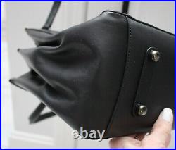 COACH Upcrafted Cooper Carryall Black Leather LOVE Satchel Shoulder Bag C9887