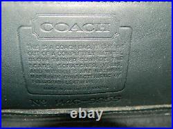 COACH Vintage Train Station/Trail Bag #9955 Brass Black WithNew Skull Keychain