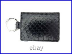 Cartier key ring Key holder Black Silver material Woman Authentic Used T8984