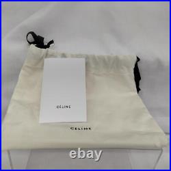Celine Phoebe Philo Leather Bag Charm Grigri Doll Key Chain New Black Rare