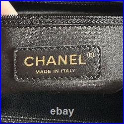 Chanel Black Caviar Grand Shopping Tote XL