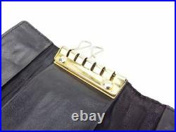Chanel Key case Key holder COCO Black leather Woman unisex Authentic Used T8538