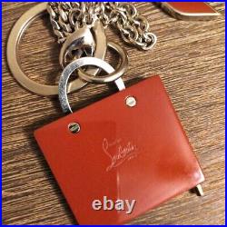 Christian Louboutin Key Ring Bag Motif Red Sole Motif Bag Charm Keychain Women's