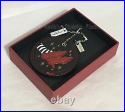 Coach 78027B Wizard Of Oz Boxed Ruby Slippers Hangtag Bag Charm BLACK Silver NWT