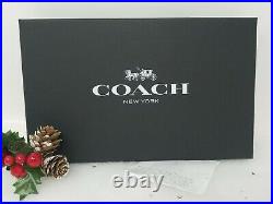 Coach Accordion Wallet & Key Chain Set Black Multi 37943 /66861 NWT