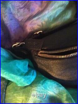 Coach Black Leather Belt Bag / Crossbody / Waist Bag F48738 Fanny Pack style -US