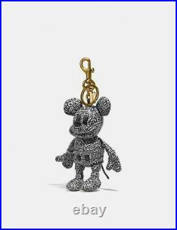 Coach Disney Mickey Mouse X Keith Haring Collectable Bag Charm / Key Chain (nwt)
