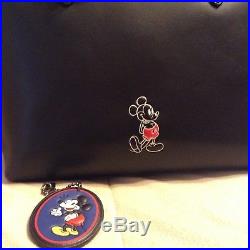 Coach Disney X Mickey Mouse City Tote black NWT Purse Hand Keychain Bag